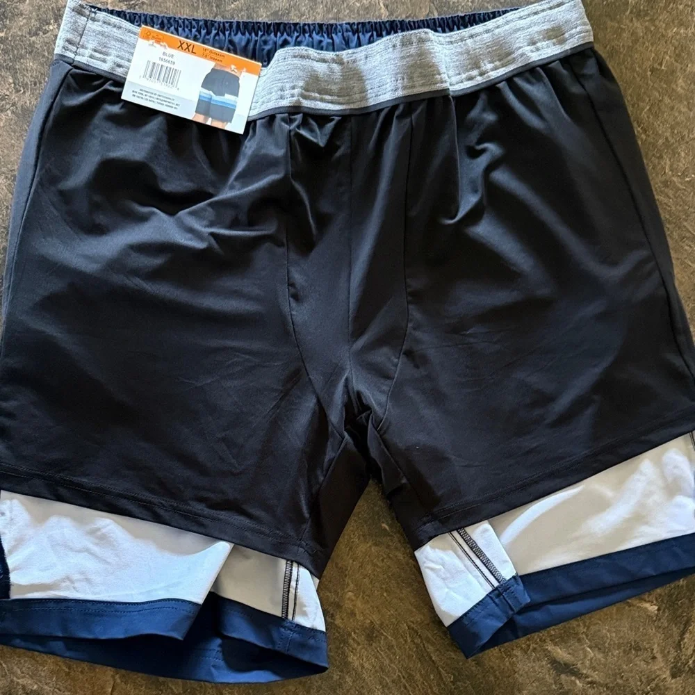 Hurley Men's Navy and White Board Shorts